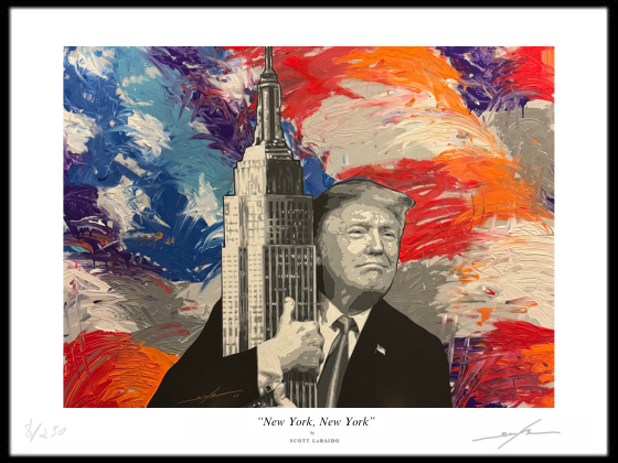 “New York, New York” - Limited Edition - 22” x 28” hand-signed and numbered print