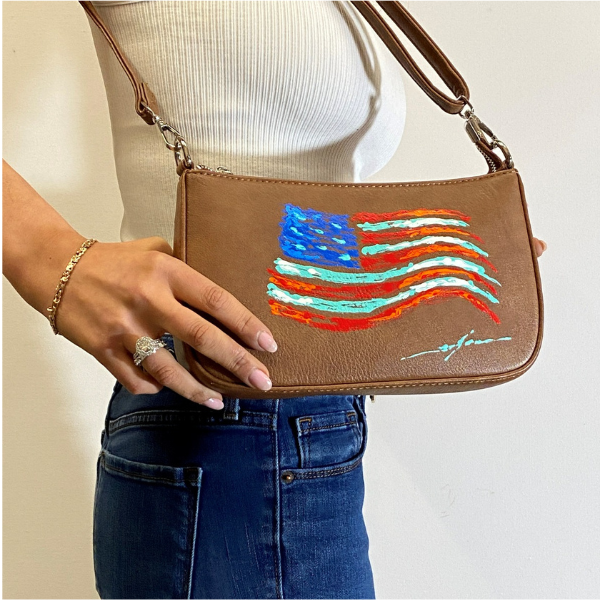 Handbag w Original Custom Flag - #30
