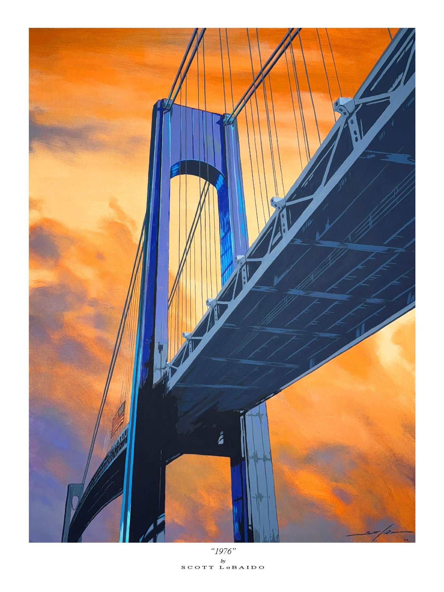 “1976” 12” x 16” Artist Signed Print