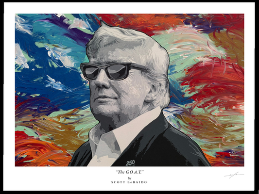 “The GOAT” - 12” x 16” Artist Signed Print