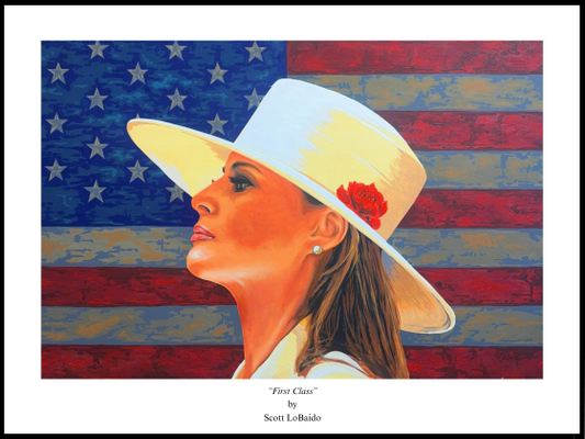 “First Class”  12” x 16” Artist Signed Print