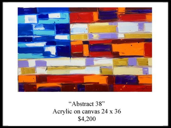 “Abstract 38”  - 24” x 36”